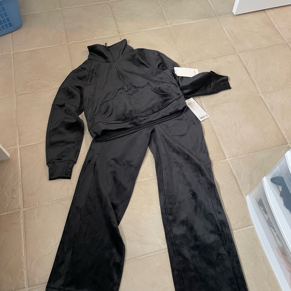 Lululemon Athletica Black Track Suit